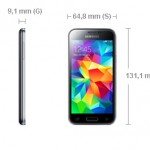 Samsung GALAXY S5 mini - wymiary