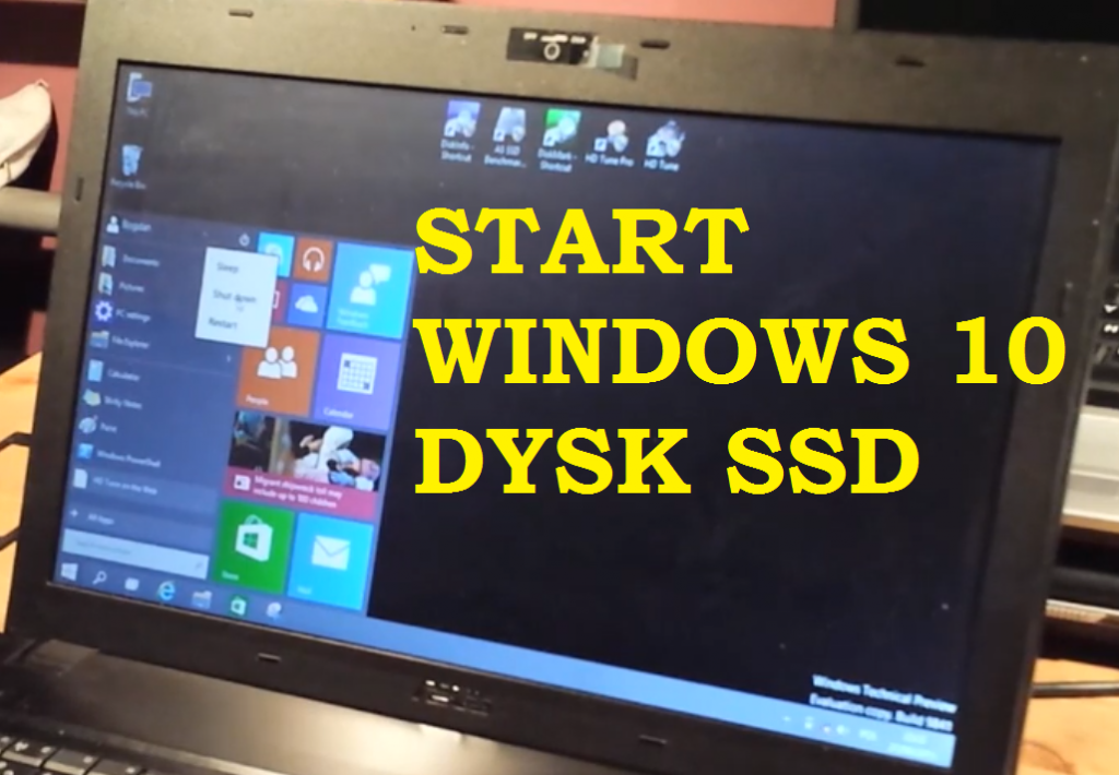 Start Systemu Windows 10 z dysku SSD jest bardzo SZYBKI
