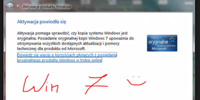 Aktywacja Windows 7